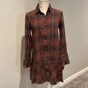 Wild Fable Red and Black Plaid Dress